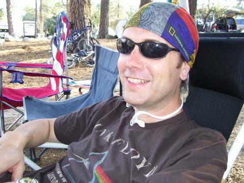 J.C. Ma�ek III... In the closest he gets to tights!